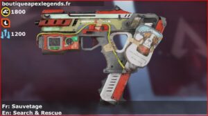 Skin Légendaire Sauvetage en français ou Search & Rescue en anglais pour l'arme Alternator du jeu vidéo apex legends