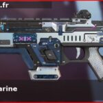 Skin Épique Tactiques de la marine en français ou Navy Tactics en anglais pour l'arme CAR du jeu vidéo apex legends