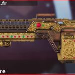 Skin Épique Trésor interdit en français ou Forbidden Treasure en anglais pour l'arme Devotion du jeu vidéo apex legends