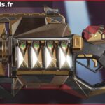 Skin Légendaire Prisme rouge en français ou Red Prism en anglais pour l'arme Fusil à charge du jeu vidéo apex legends