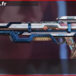 Skin Légendaire Corde gelée en français ou Frozen Rope en anglais pour l'arme Fusil triple du jeu vidéo apex legends