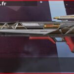 Skin Légendaire Idée abstraite en français ou Abstract Idea en anglais pour l'arme Fusil triple du jeu vidéo apex legends