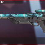 Skin Rare Onde de choc en français ou Shockwave en anglais pour l'arme Fusil triple du jeu vidéo apex legends