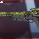 Skin Rare Rampement en français ou Slither en anglais pour l'arme Fusil triple du jeu vidéo apex legends