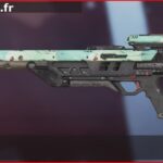 Skin Rare Rosée matinale en français ou Morning Dew en anglais pour l'arme Fusil triple du jeu vidéo apex legends