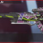 Skin Légendaire Sorcellerie en français ou Witchcraft en anglais pour l'arme Fusil triple du jeu vidéo apex legends