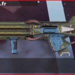 Skin Légendaire DMR X-1 en français ou DMR X-1 en anglais pour l'arme Longbow du jeu vidéo apex legends