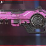 Skin Commun Flamant rose en français ou Flamingo en anglais pour l'arme Nemesis du jeu vidéo apex legends