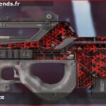 Skin Rare Écaille écarlate en français ou Scarlet Scale en anglais pour l'arme Prowler du jeu vidéo apex legends