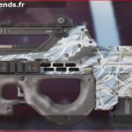 Skin Rare En éclats en français ou Shattered en anglais pour l'arme Prowler du jeu vidéo apex legends