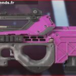 Skin Commun Flamant rose en français ou Flamingo en anglais pour l'arme Prowler du jeu vidéo apex legends