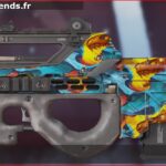 Skin Rare Flamed Out en français ou Flamed Out en anglais pour l'arme Prowler du jeu vidéo apex legends