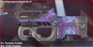 Skin Rare Fusion froide en français ou Cold Fusion en anglais pour l'arme Prowler du jeu vidéo apex legends