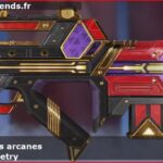 Skin Légendaire Géométrie des arcanes en français ou Arcane Geometry en anglais pour l'arme Prowler du jeu vidéo apex legends