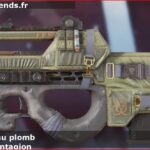Skin Légendaire Intoxication au plomb en français ou The Bullet Contagion en anglais pour l'arme Prowler du jeu vidéo apex legends