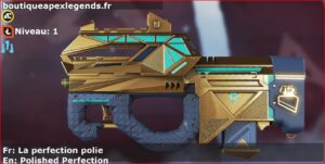 Skin Légendaire La perfection polie en français ou Polished Perfection en anglais pour l'arme Prowler du jeu vidéo apex legends