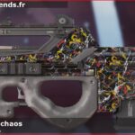 Skin Rare La théorie du chaos en français ou Chaos Theory en anglais pour l'arme Prowler du jeu vidéo apex legends