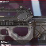 Skin Rare Sortie d'usine Défaut en français ou Factory Issue Default en anglais pour l'arme Prowler du jeu vidéo apex legends
