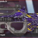 Skin Rare Trait d'union royal en français ou Royal Streak en anglais pour l'arme Prowler du jeu vidéo apex legends