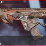 Skin Légendaire La tempête de fer en français ou The Iron Rampage en anglais pour l'arme R-301 du jeu vidéo apex legends