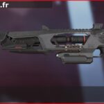 Skin Légendaire Nocturne en français ou Nightcore en anglais pour l'arme Sentinel du jeu vidéo apex legends
