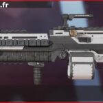 Skin Commun Arctique en français ou Arctic en anglais pour l'arme Spitfire du jeu vidéo apex legends