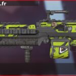 Skin Rare Bouclier citrique en français ou Citric Shield en anglais pour l'arme Spitfire du jeu vidéo apex legends