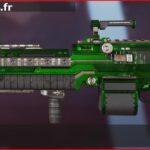 Skin Épique Code d'honneur en français ou Code of Honor en anglais pour l'arme Spitfire du jeu vidéo apex legends