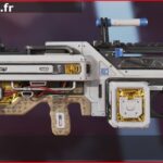 Skin Légendaire Continuum en français ou The Continuum en anglais pour l'arme Spitfire du jeu vidéo apex legends
