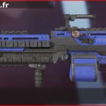 Skin Commun Eau claire en français ou Clearwater en anglais pour l'arme Spitfire du jeu vidéo apex legends