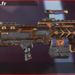 Skin Légendaire Griffe de cuivre en français ou Copper Claw en anglais pour l'arme Spitfire du jeu vidéo apex legends