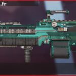 Skin Épique Hors ligne en français ou Off the Grid en anglais pour l'arme Spitfire du jeu vidéo apex legends
