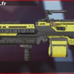 Skin Commun La guêpe en français ou Yellowjacket en anglais pour l'arme Spitfire du jeu vidéo apex legends