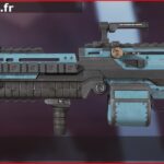 Skin Commun Océanique en français ou Oceanic en anglais pour l'arme Spitfire du jeu vidéo apex legends