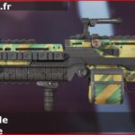 Skin Rare Rémanence digitale en français ou Digital Afterimage en anglais pour l'arme Spitfire du jeu vidéo apex legends