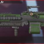 Skin Commun Sempervirent en français ou Evergreen en anglais pour l'arme Spitfire du jeu vidéo apex legends