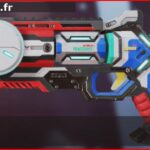 Skin Légendaire Force cardinale en français ou Cardinal Force en anglais pour l'arme Wingman du jeu vidéo apex legends