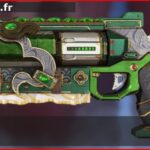 Skin Légendaire Revolver de Jade en français ou Jade Revolver en anglais pour l'arme Wingman du jeu vidéo apex legends