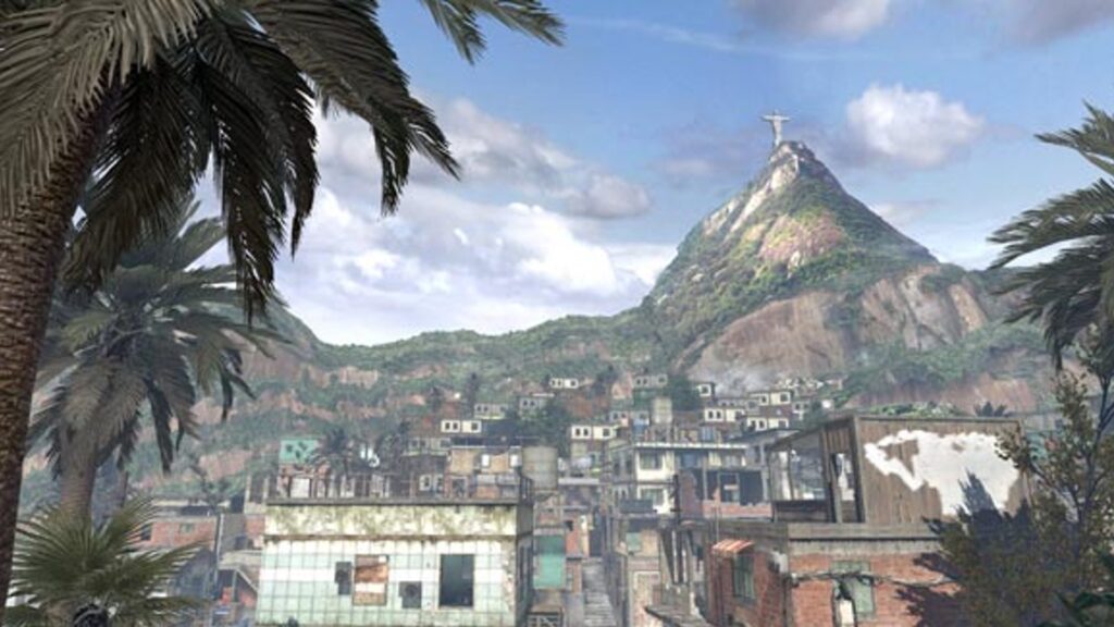 mw3 carte Favela