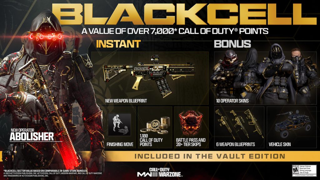 MW3 & Warzone Saison 1 BlackCell : Récompenses & coût