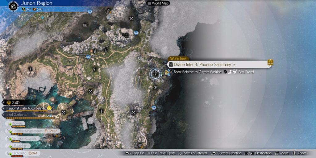 Sanctuaire Phoenix 3 dans Final Fantasy 7 Rebirth - Localisation et Solution du puzzle