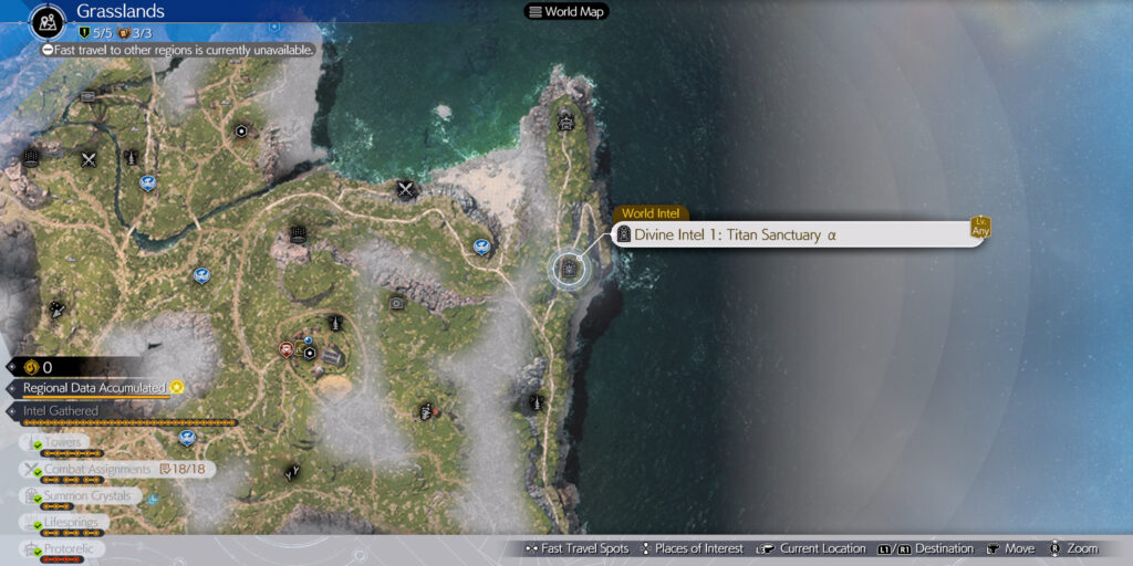 Sanctuaire Titan 1 dans Final Fantasy 7 Rebirth - Localisation et solution de puzzle
